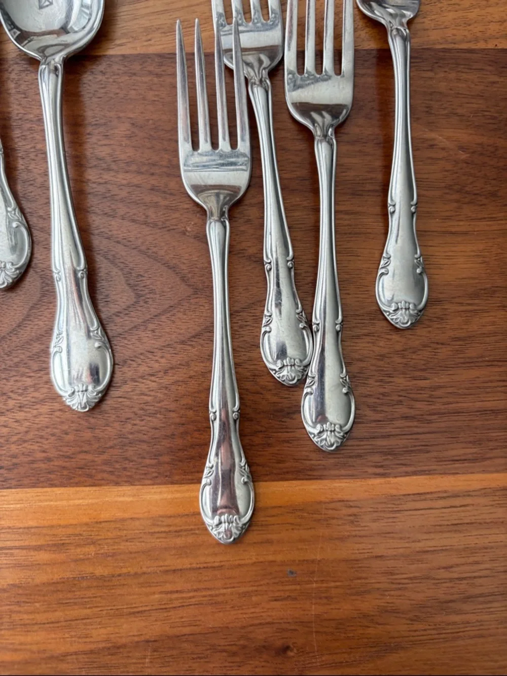 Gorham Musette Stainless Gorhamcraft Glossy Silverware Flatware Set 22 Piece